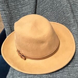 NWT Nordstrom Camel Women's Fedora Hat